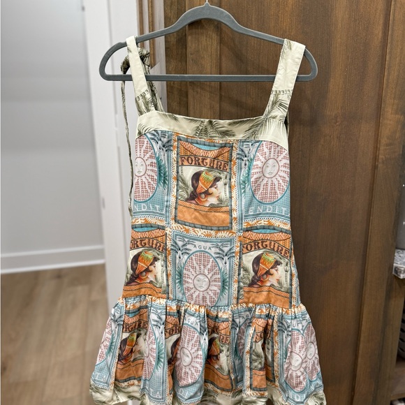 Agua Bendita Arabella Women's Joaquina Dress with Artistic Print -  divino.acegroup.co.in